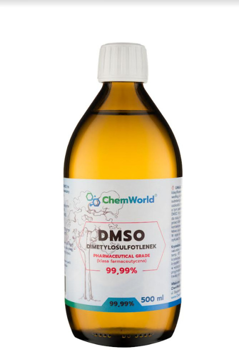 DMSO Dimetylosulfotlenek 99,99% - 500 ml DMSO Dimetylosulfotlenek 99,99% - 500 ml