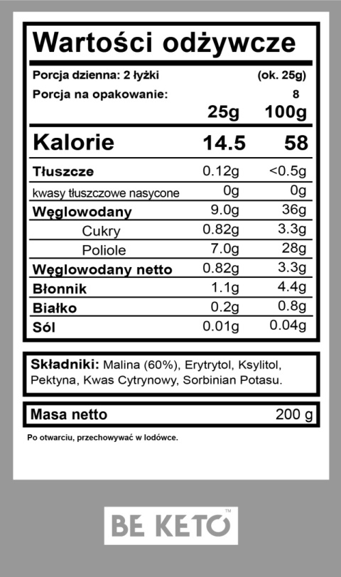 Keto Dżem™ Super Malina Keto Dżem™ Super Malina