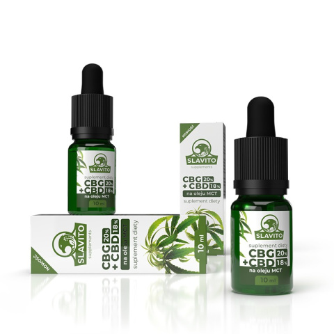 SLAVITO CBG 20% + CBD 18% SLAVITO CBG 20% + CBD 18%