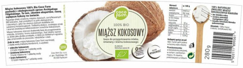 Miąższ kokosowy Bio