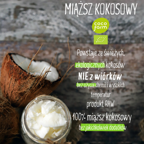 Miąższ kokosowy Bio