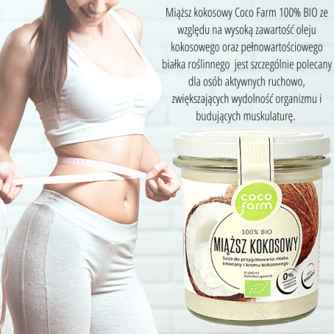 Miąższ kokosowy Bio