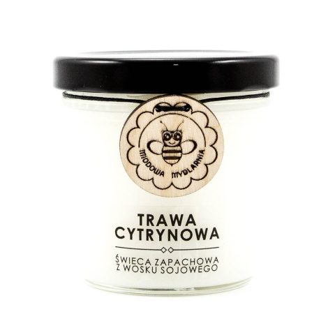 TRAWA CYTRYNOWA świeca z wosku sojowego TRAWA CYTRYNOWA świeca z wosku sojowego