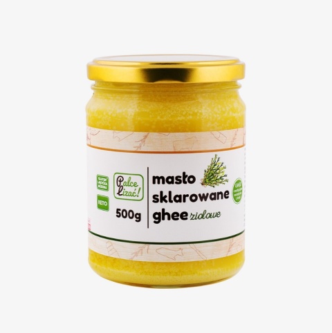 Masło sklarowane Ghee ziołowe 500 g