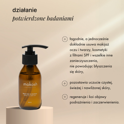 Myjący olejek do demakijażu "Malina" 90ml