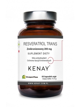 Resveratrol trans - zmikronizowany 200 mg (60 kapsułek)
