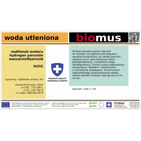 Woda Utleniona CZDA 100ml Woda Utleniona CZDA 100ml